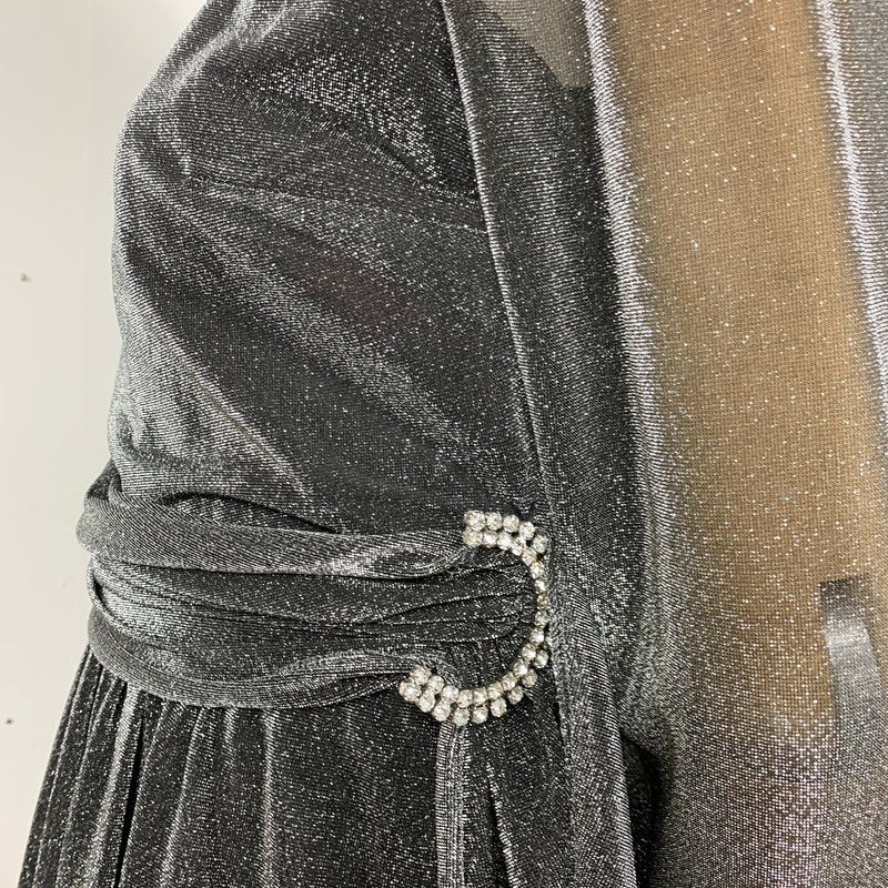 80s belted floral dress