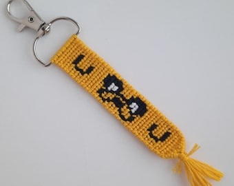 Jake Keychain, Adventure Time Gift, Jake the Dog, Adventure Time Merch, Yellow Dog Cartoon-Inspired Keychain