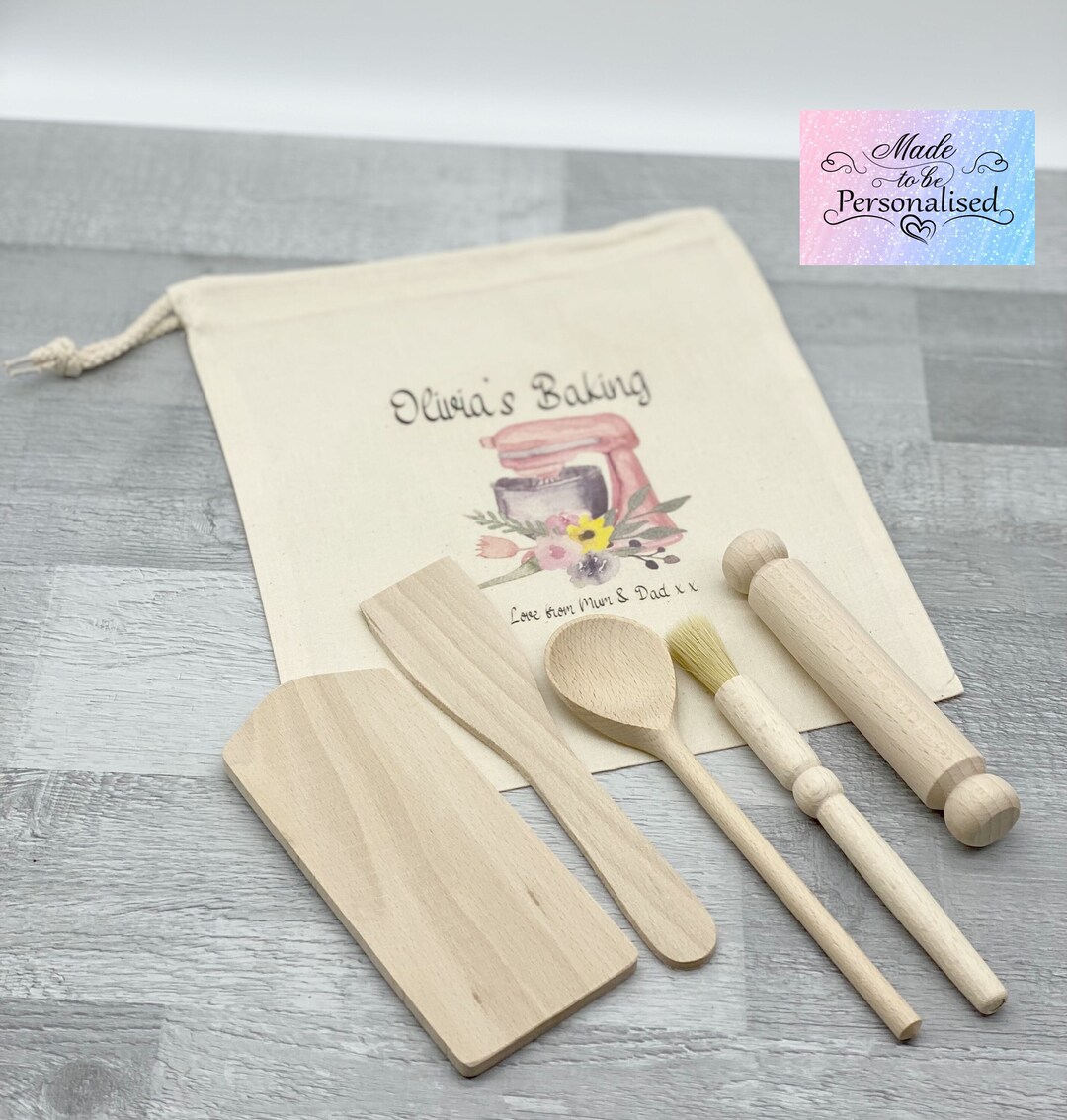 Children's Baking Set, Personalised Kid's Baking Gift Set, Christmas