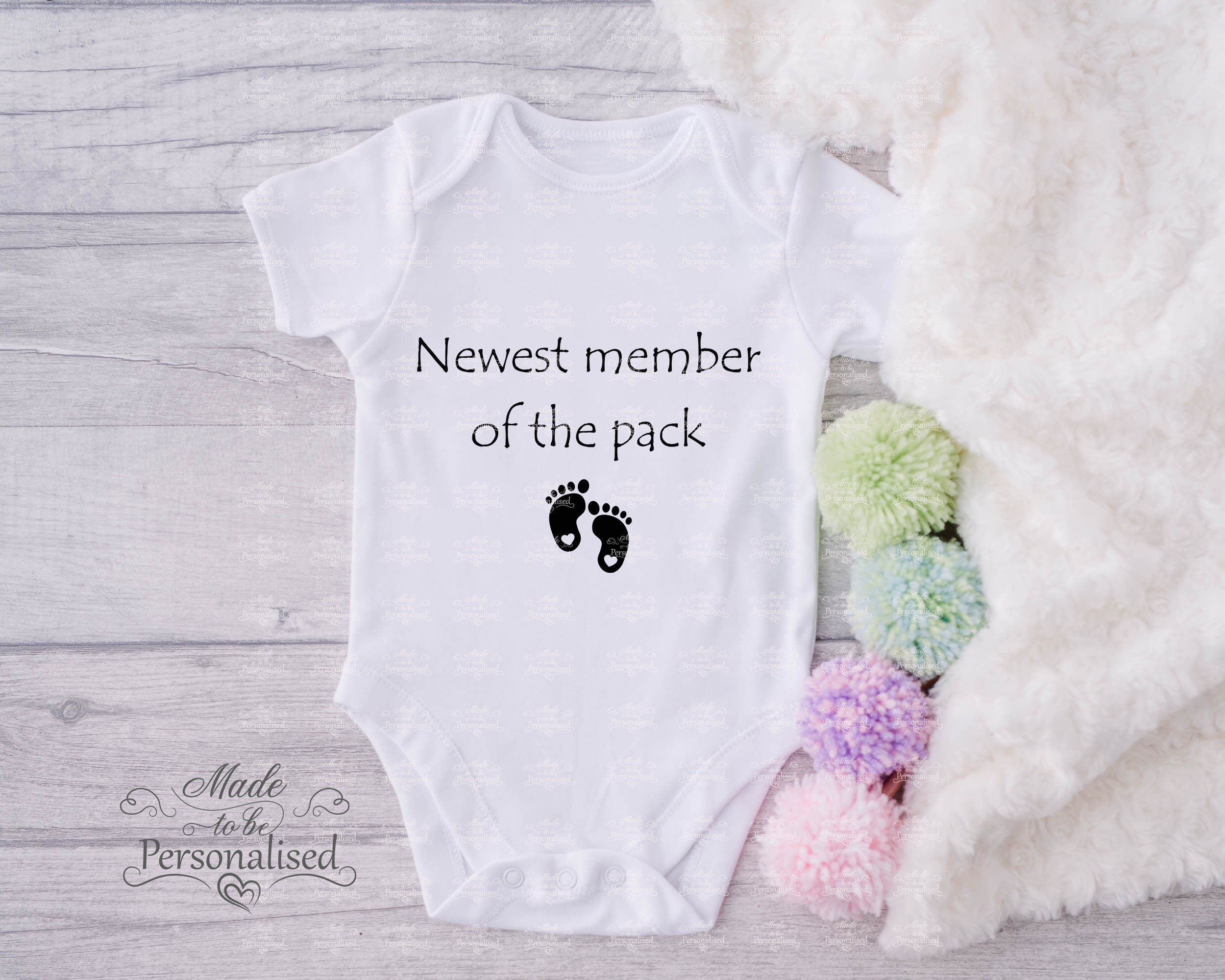 Personalised 2024 baby gro
