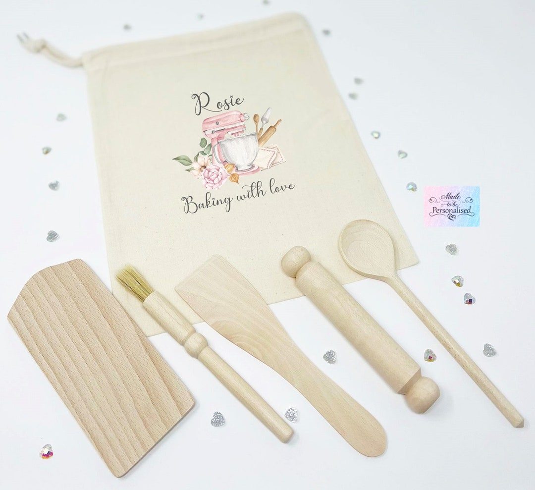 Personalised Kids Baking Set, Baking Gift Set, Baking Gifts for Her