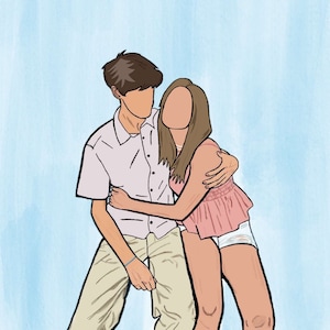 CUSTOM ART of you and your favorite character!