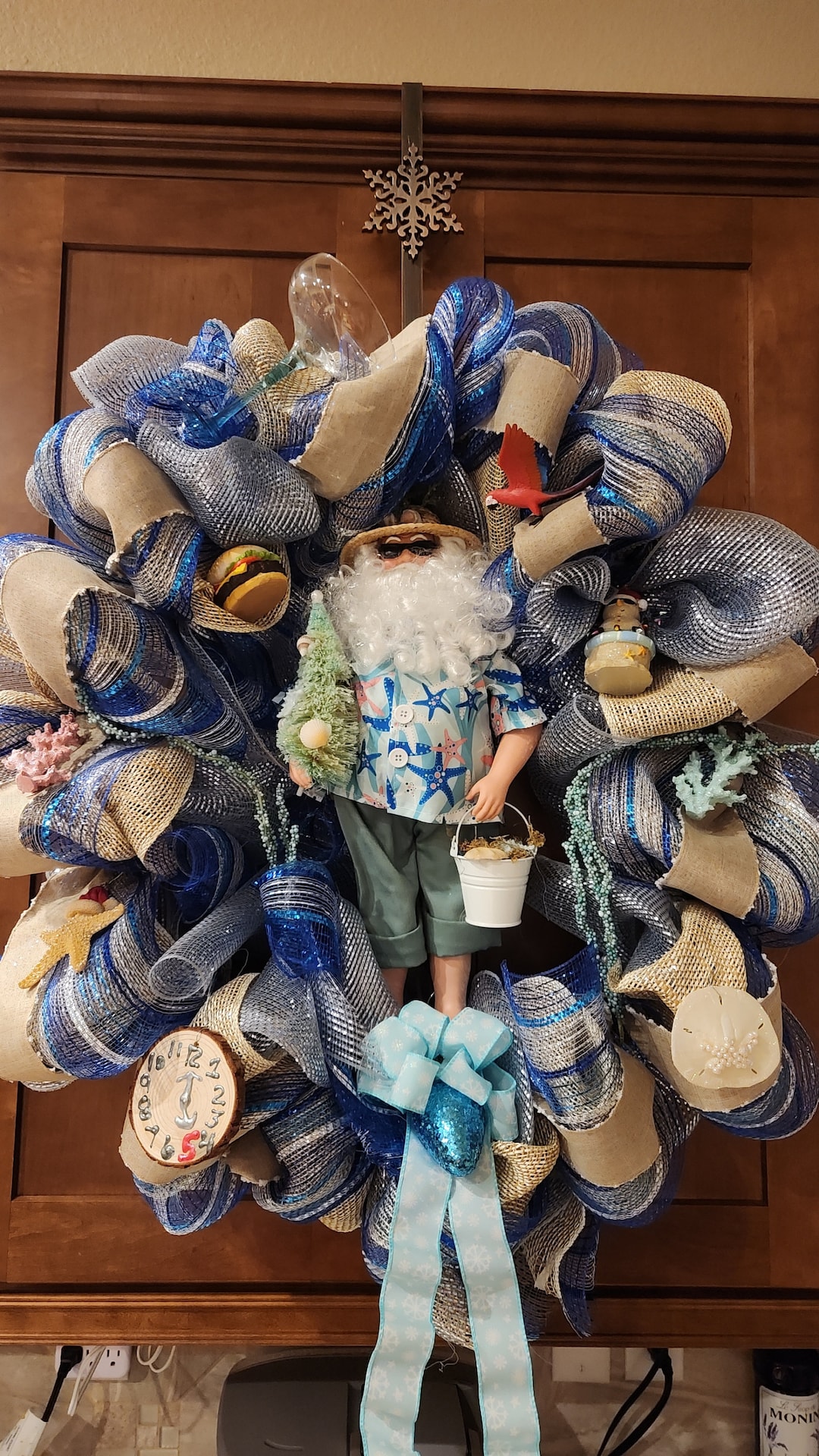 Christmas jimmy Buffett Wreath Etsy
