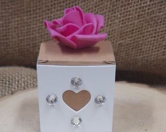 25 Favor Boxes, Flower Favor Boxes, Mini Candy Boxes, Wedding Favor Boxes, Bridal Shower Favor Boxes, Personalized Favor Boxes, Favor Boxes