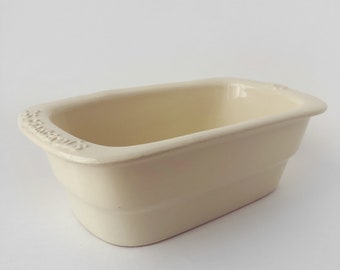 Vintage royal Goedewaagen ceramica pate germano reale casseruola terrina stampo torta brioche l27,5 cm contrassegnato 'les chanterels' casa colonica provenza