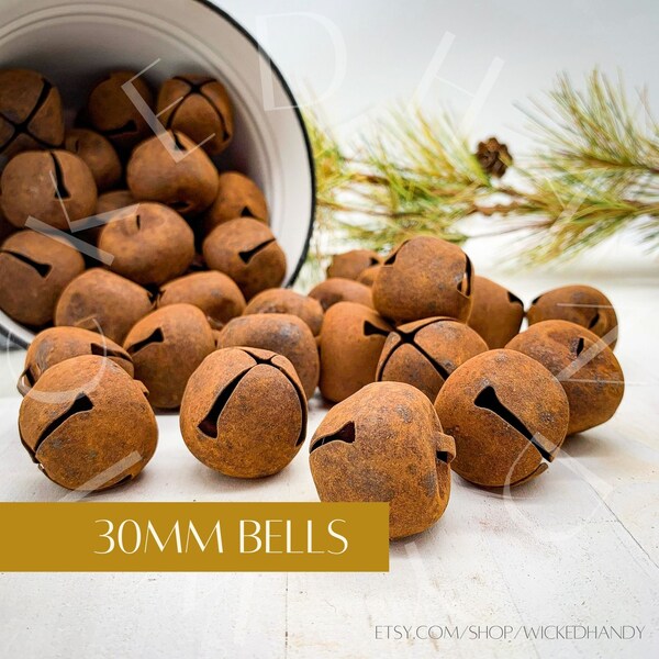 Rusty Jingle Bells Etsy