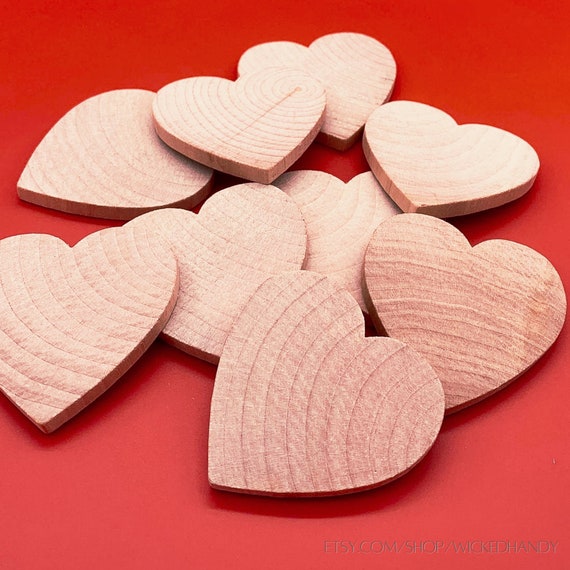 Unfinished Wood Hearts, Wood Valentine Hearts, DIY Tiered Tray