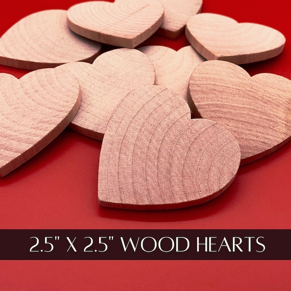 Unfinished Wood Heart, Wooden Heart Cutout, Wood Shapes for Crafts,  Valentine's Day Craft, Heart Crafts, DIY Tiered Tray, Gifts for Crafters 