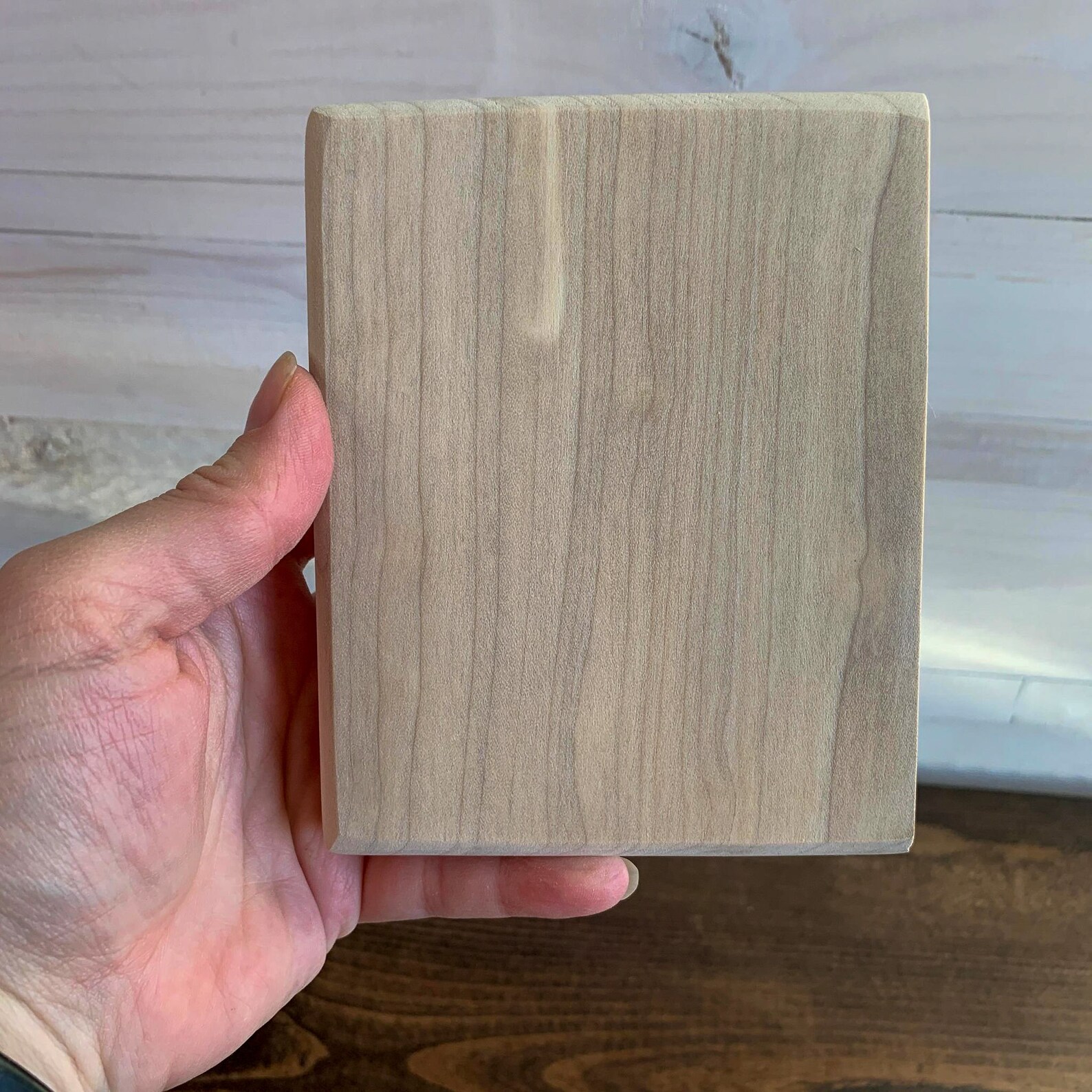 Set of 3 Blank Mini Wood Book Stack DIY Tiered Tray Decor Etsy