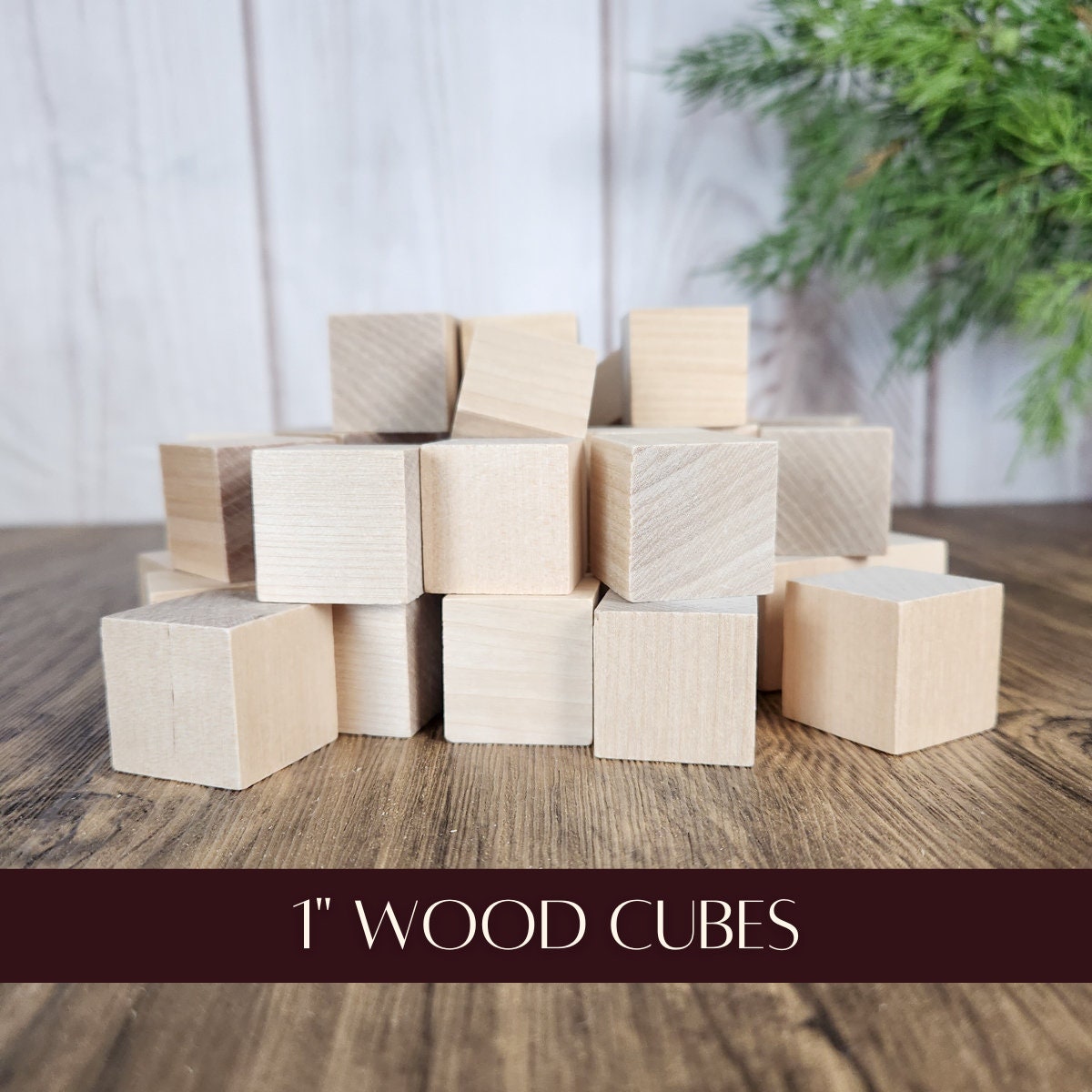 DIY Wood Block Puzzle, 1-3/4 inch Wood Cubes in Wood Tray, 4 or 9 Pieces | Woodpeckers | 9 Cubes | Michaels