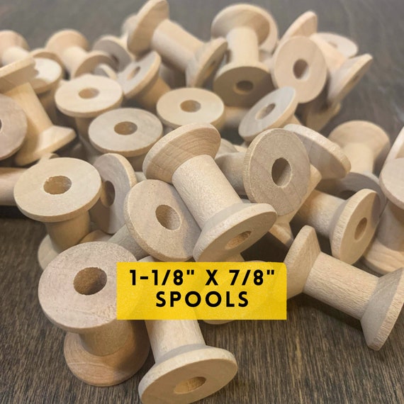 Wood Thread Spools - Buy wooden craft spools