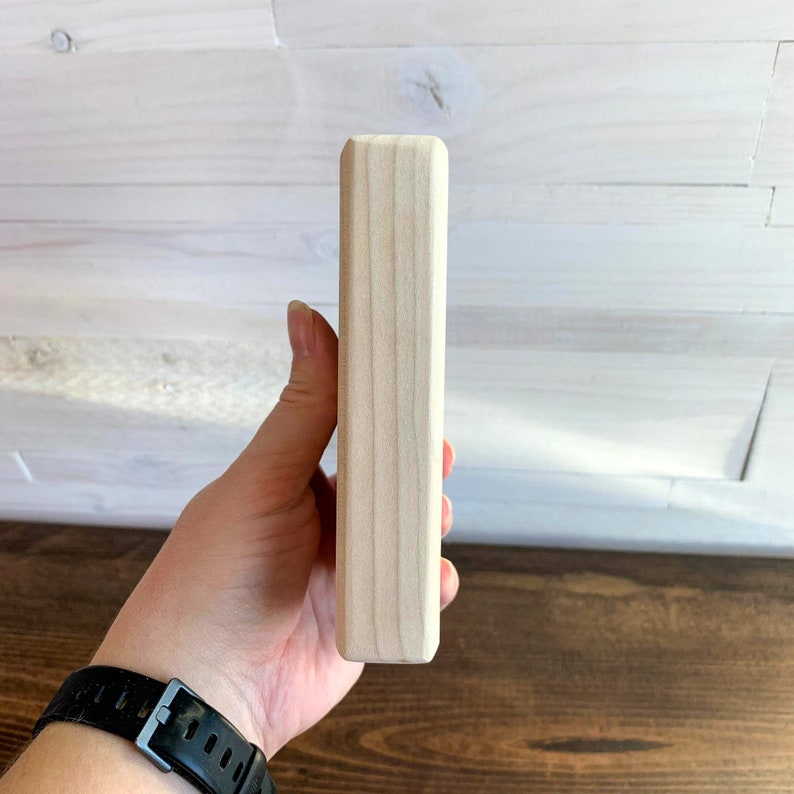 Set of 3 Blank Mini Wood Book Stack DIY Tiered Tray Decor Etsy