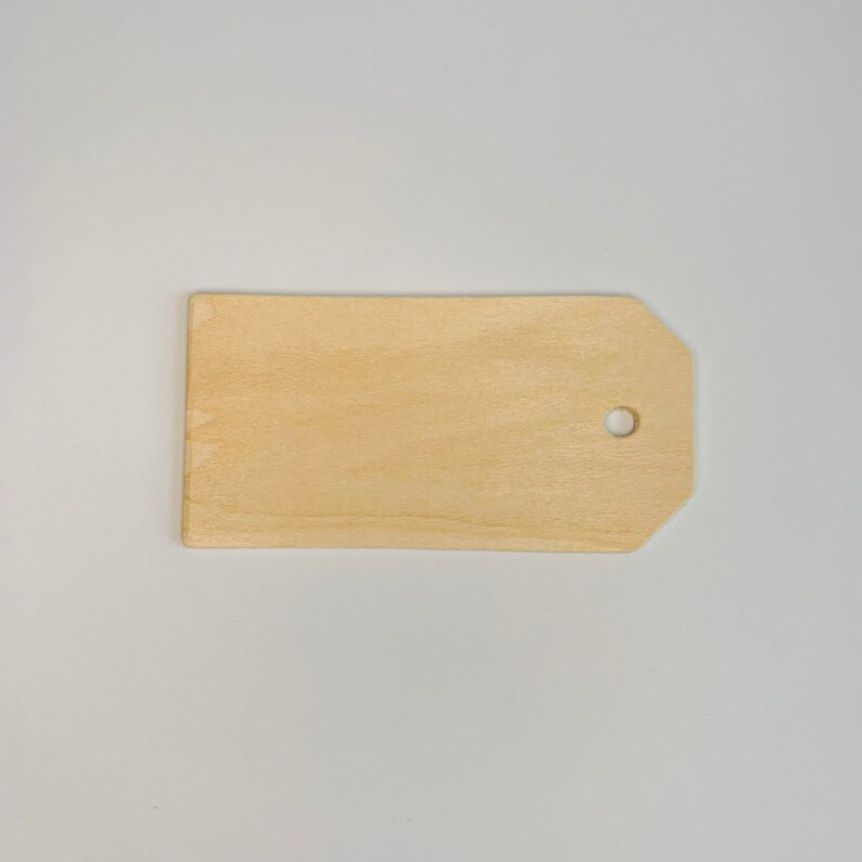 Bulk Unfinished Wood Tag DIY Craft Blanks Blank Wood Tags Etsy