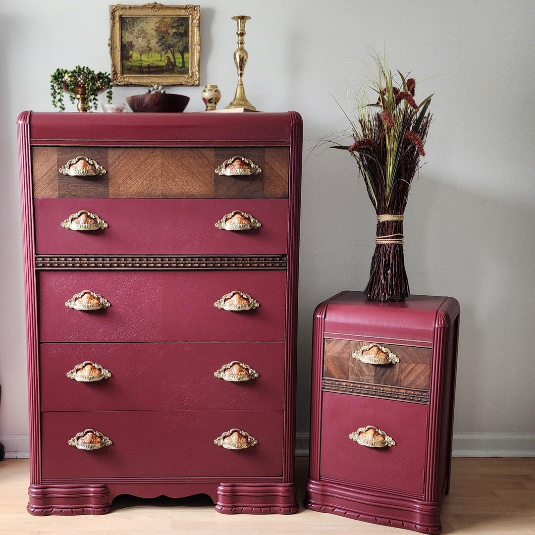 Art Deco Waterfall Bedroom Furniture - Etsy