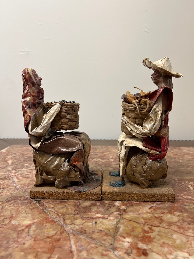 Mexican Paper Mache Figurines Etsy