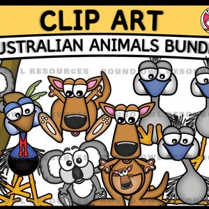 Australian Animals Clipart - BUNDLE
