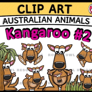 Australian Animals Clipart - Kangourou #2