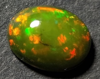 NATURAL ETHIOPIAN OPAL High Quality Cabochon  Loose Gemstone Opal Amazing Fire Ethiopian Opal mm Size 9x7x3