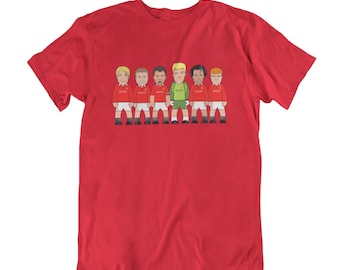 Manchester 99 Football Legends T-Shirt, Mens Womens Kids Sizes, Sport Inspired