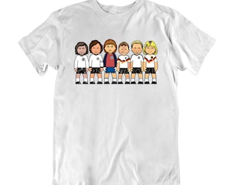 Germany Legends T-Shirt, Adult Kids Baby Sizes Available, Deutschland Football Inspired, Cotton Tee