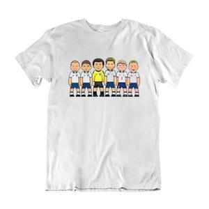 England Italia 90 Football Legends T-Shirt, Mens Womens Kids Sizes, Sport Inspired