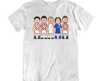 Croatia Football Legends T-Shirt, Mens Womens Kids Sizes, Sport Inspired