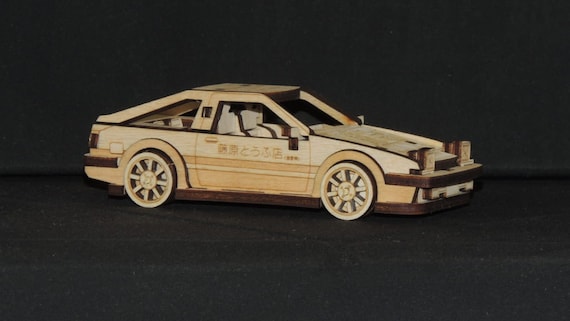 Set of VECTOR FILES for Make Toyota Corolla Trueno AE86 . Layout