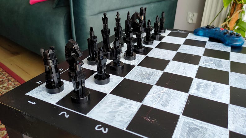 VECTOR FILE Layout Chessmate for Laser Cutter Machines. Material - 5mm ...