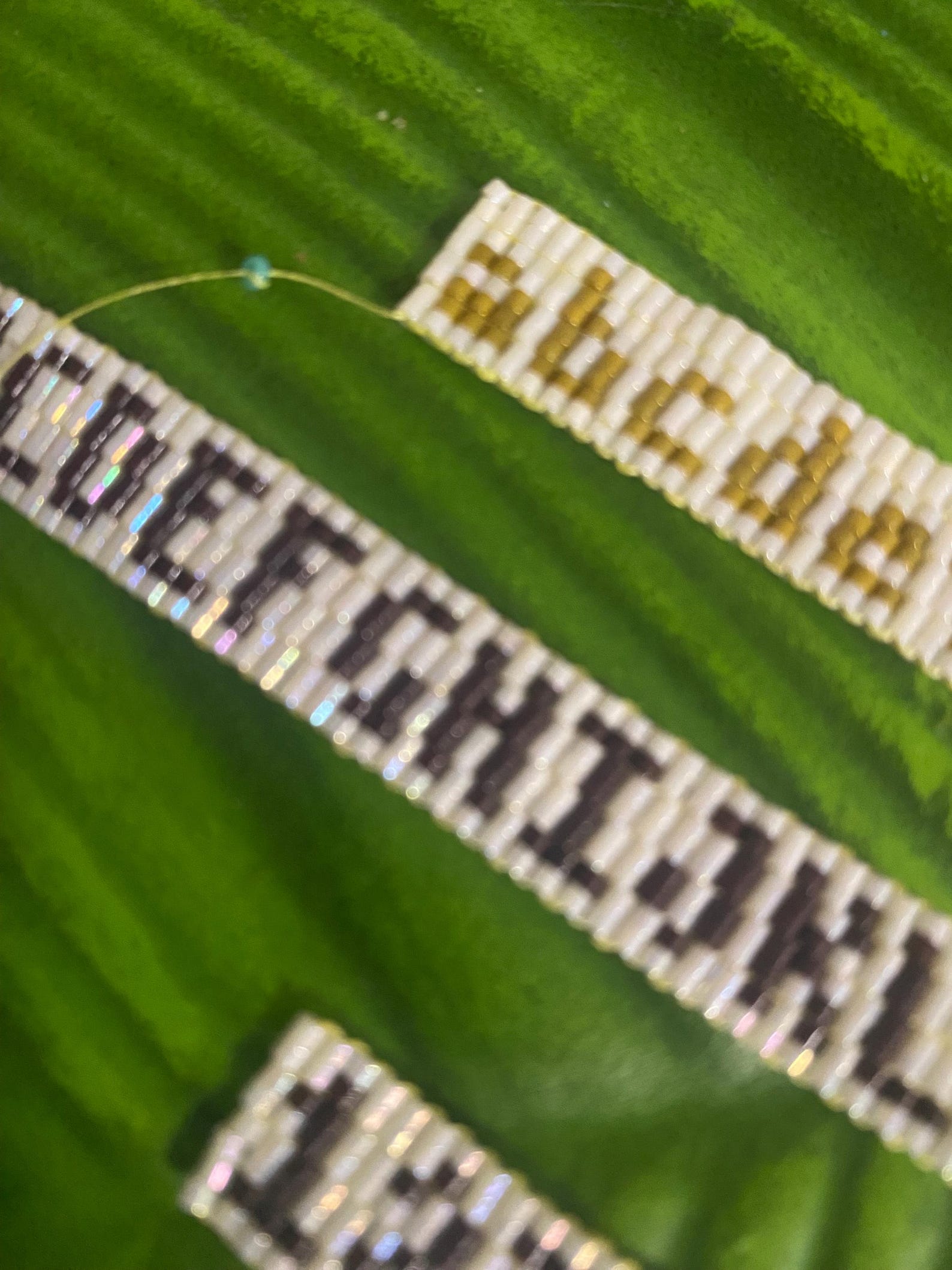 Custom Loom Lettering Loom Beading Alphabet & Numbers Chart: Square Stitch PDF Pattern - Etsy
