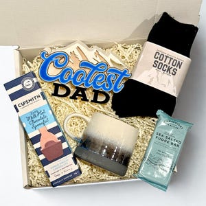 Coolest Dad Gift Box – Personalised Men’s Hamper with Mug, Snacks & Socks