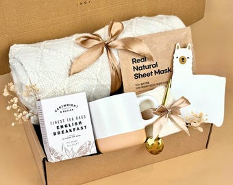 Hygge Gift Box: Cozy Blanket, Tea & Self-Care - Thinking of You