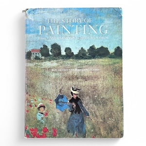Vintage Art Book | The Story of Painting | Art History Book | Coffee Table Book | Rare Book |