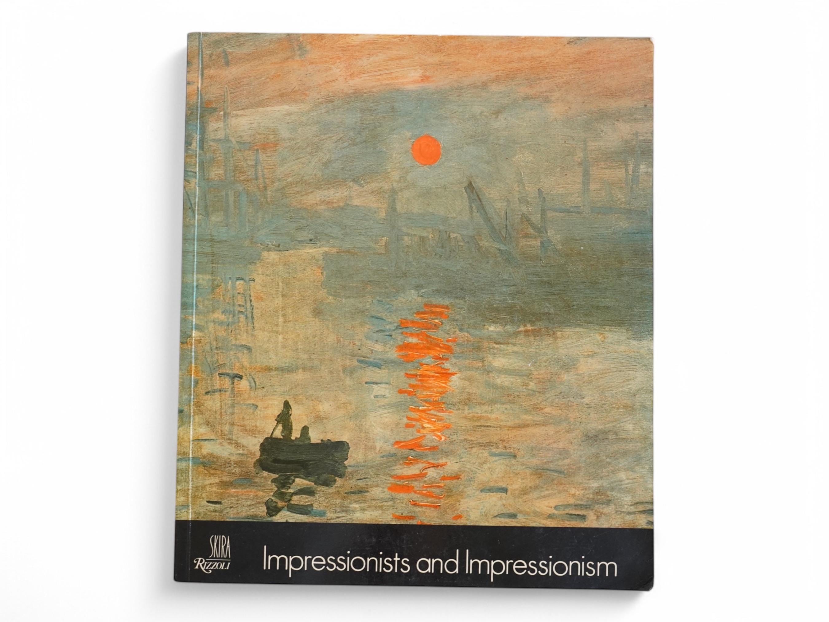 洋書 Impressionism and Post-Impressionism Impressionists and Impressionism Art Book | Vintage Skira