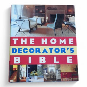 Vintage Coffee Table Book |  Interior Design Book | The Home Decorator&#39;s Bible | 90s Book