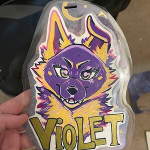 Beställningsvara: Posca målat lurvigt märke bild 5