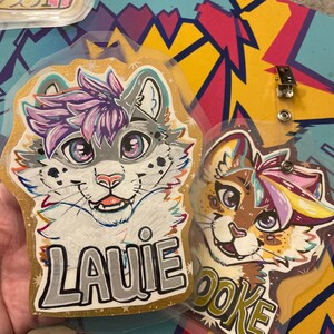 Beställningsvara: Posca målat lurvigt märke bild 3