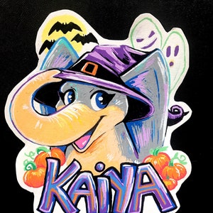 Beställningsvara: Posca målat lurvigt märke bild 8