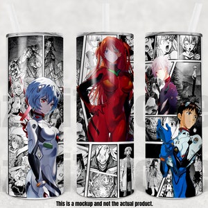 Anime Tumbler, Anime Cup, Manga Panel Tumbler, Manga Mecha Tumbler - 20oz #18