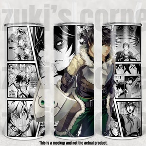 Anime Tumbler, Anime Cup, Manga Panel Tumbler, Manga Shounen Tumbler - 20oz #4
