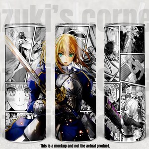 Anime Tumbler, Anime Cup, Manga Panel Tumbler, Manga Shounen Tumbler - 20oz, 25oz Frosted Clear Bamboo Lid #86