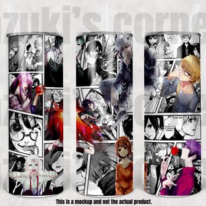 Anime Tumbler, Anime Cup, Manga Panel Tumbler, Manga Shounen Tumbler - 20oz #19
