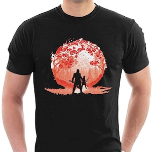 War God Art Men&#39;s T-Shirt Novelty Gaming Funny Graphic Mens Tee Shirt Top