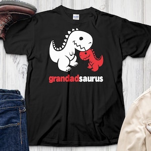 Grandadsaurus T-Shirt, Dinosaur Grandpa Tee, Father&#39;s Day Gift, Funny Grandfather Shirt, Grandpa Dinosaur Shirt, Dino T-Shirt
