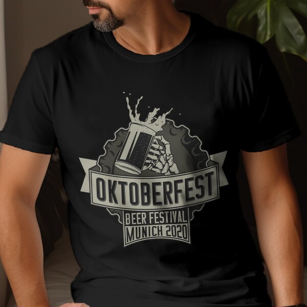 Oktoberfest Beer Festival Munich 2020 T-Shirt, Vintage Graphic Tee, Craft Beer Lover Gift, Unisex Oktoberfest Outfit