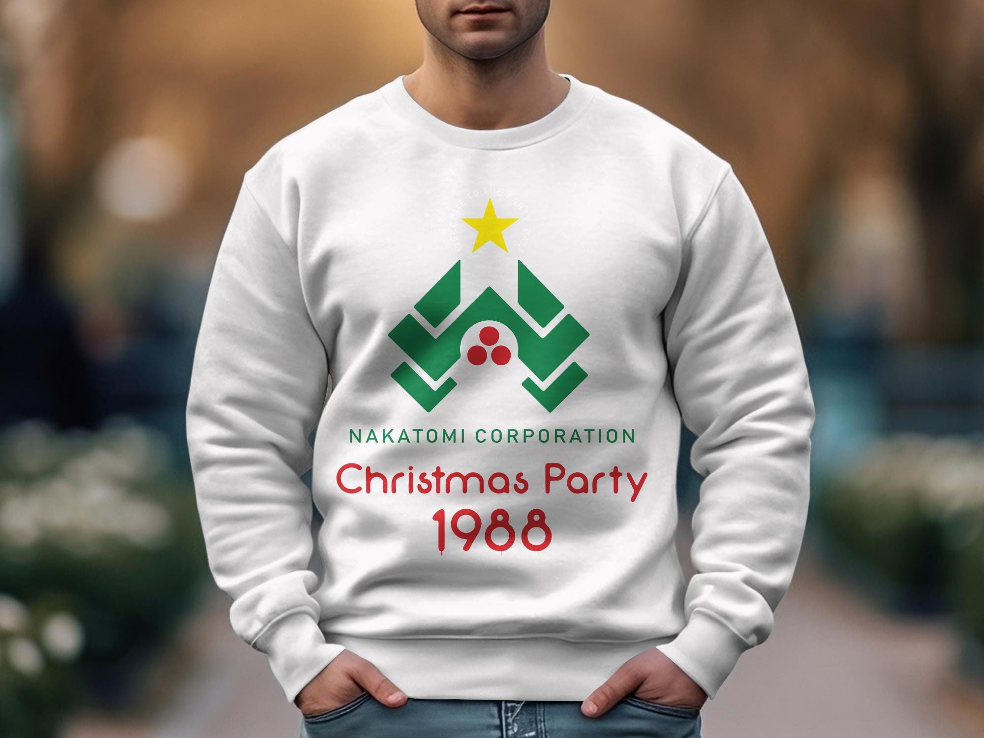 Nakatomi Corporation Felpa Con Cappuccio Per Festa Di Natale - Foto 14