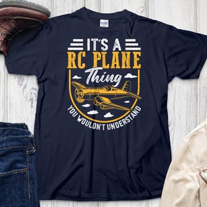 RC Plane T-Shirt, Radio Control Airplane Tee, Hobbyist Shirt, Aviation Gift, Model Plane Lover, Pilot Design, Flying Present, Aeromodelling