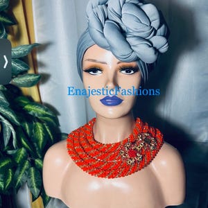 Turbante pre-annodato pronto da indossare / Fasce per turbante regolabili audaci ed eleganti / Sfilate di moda, gala, festival / Vari colori disponibili