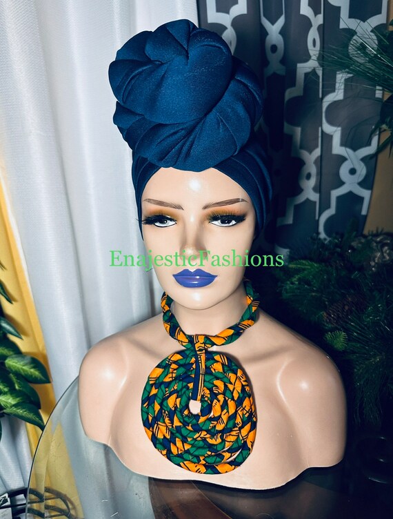 Pre-tied Ready to Wear Turban/hat With Giant/bold Donut  display picture 3