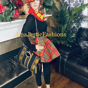 Ankara Peplums. Match it with Auto Gele/Turban /earrings and Necklace/ Ankara fabric/ Dress | Ready to wear. For all occasions.