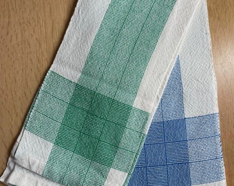 Chef towel - Log Cabin towel 100% cotton, handwoven in Maine